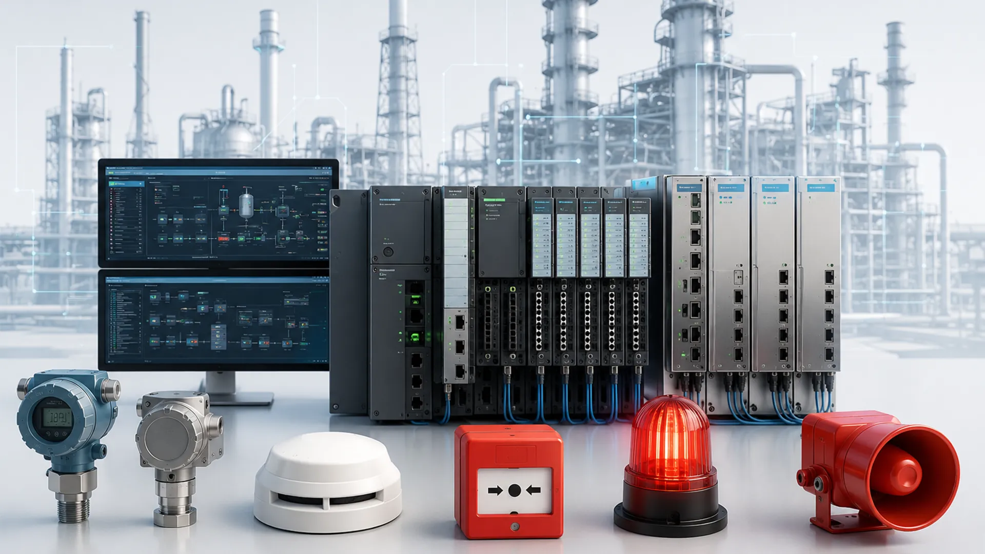 سیستم های اتوماسیون صنعتی چیست؟ راهنمای کامل PLC، DCS، ESD و F&G